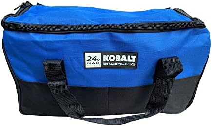 Dimensões da bolsa de ferramentas de 18 polegadas Kobalt 18 x 10 x 8