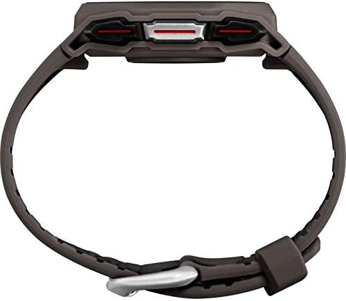 Timex Ironman R300 GPS Smartwatch com freqüência cardíaca 41mm - cinza escuro com cinta de silicone