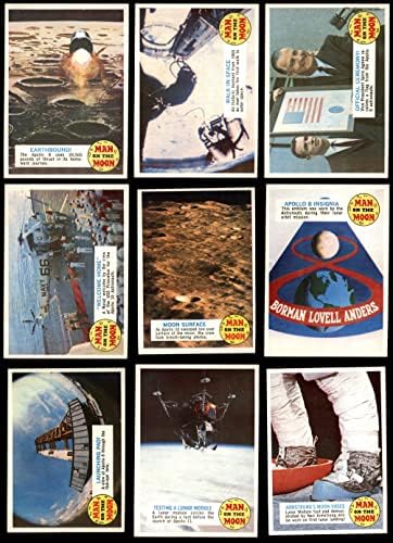 1969 Topps Man on the Moon quase completo.