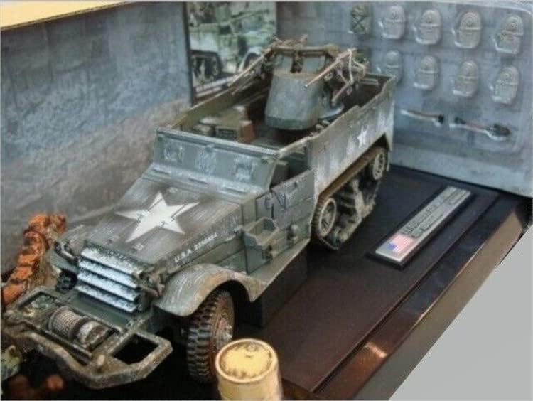 Forças de Valor Diamond T M16 Múltiplo de carruagem a motor, Exército dos EUA, Ardennes, Bélgica, Batalha da Bulge, Dezembro de 1944 Edição Limitada 1/32 Modelo de Tanque Diecast