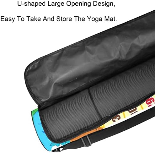 Bolsa de transportadora de tapete de ioga da mesa de tabuleiro com alça de ombro de ioga bolsa de ginástica Bolsa de praia