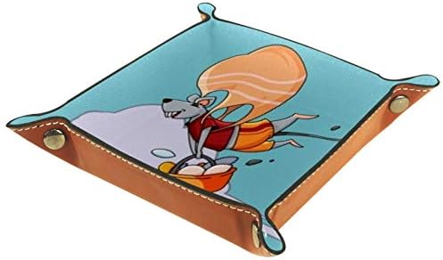 Lyetny Flying Mouse Stone Storage Box Titular Sungies Bandejas Organizador de armazenamento de desktop conveniente
