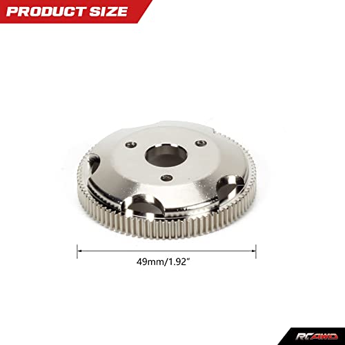 RCAWD 90T 48P ENGRENAGEM DE SPUR, RC Metal Spur Gear para 1-10 Slash 2wd, Rustler VXL, Bandit, Ford Fiesta, St Rally, Telluride 4x4, Bandit VXL Silver Silver Silver Silver Silver Silver