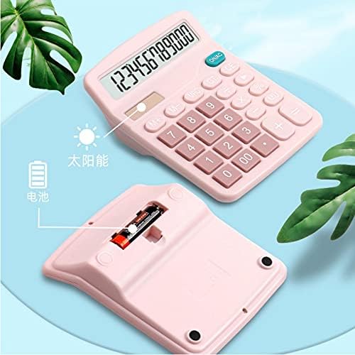 Yfqhdd azul rosa 12 dígitos calculadora solar botões grandes ferramentas de contabilidade de negócios financeiros BONDões