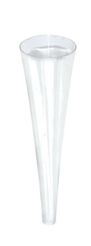 Cone de plástico transparente de Packnwood, 2 onças. Capacidade