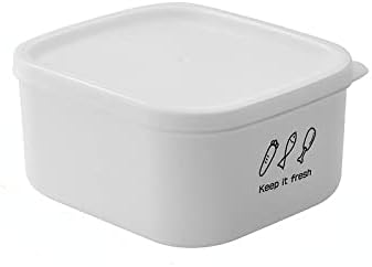 Alfusa Caixa de armazenamento de manutenção fresca de refrigerador de grande capacidade, jarra selada de alimentos de cozinha, caixa