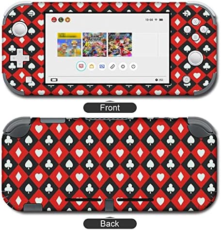 Abstract Poker Pattern Switch Switch Game Stick Bonzy Pattern Wrap Full Skin Protetive Film Sticker Compatível com Switch Lite