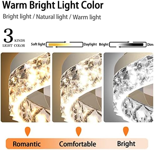 Pshrfanst 19,7 ventilador de teto com luzes, LED reduzível 6 velocidades reversíveis timing com controle remoto, fã