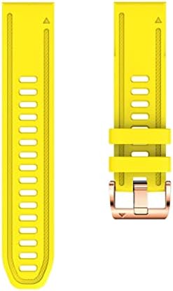 Nunomo para Garmin Fenix ​​7S 6S 5S WatchBand de 20 mm Bivele de ouro rosa para fenix 6s Pro 5s mais tiras de pulso de substituição