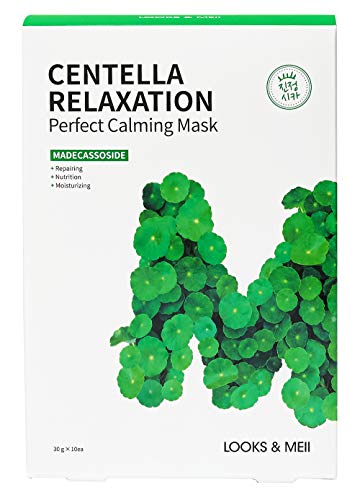 Máscara calmante perfeita de relaxamento central, 10 pacote