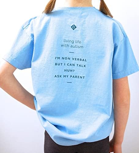 Childrens Non Autalism Suporte Camisa Autística Pride Tee Autism Acceptance camisa