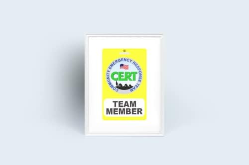 Cert Team Membro PVC I D Tag Plastic Card Identification - C 04