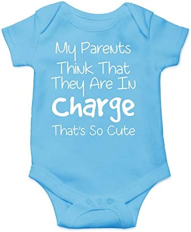 CBTwear Meus pais pensam que estão no comando - engraçado em breve será um presente de mãe e pai - roupas de bebê de