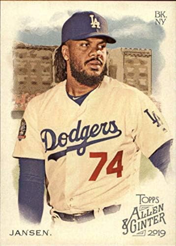 2019 Topps Allen e Ginter 357 Kenley Jansen SP PRIMAGEM CURTO LOS ANGELES DODGERS MLB BASEBAL