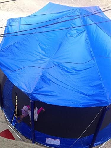 Dossel de trampolim Errej, apenas cobertura do dossel, 8 pés de tampolim colorido Tampolim Sun Sombs sem moldura, soldado de