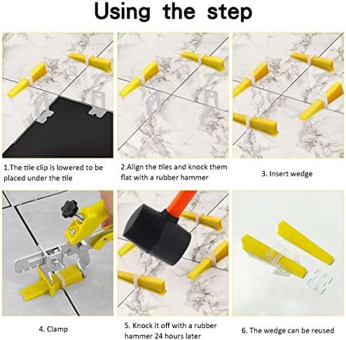 Sistema de nivelamento de ladrilhos - pequenas ferramentas de ladrilhos definidos para clipes de espaçador de nivelamento