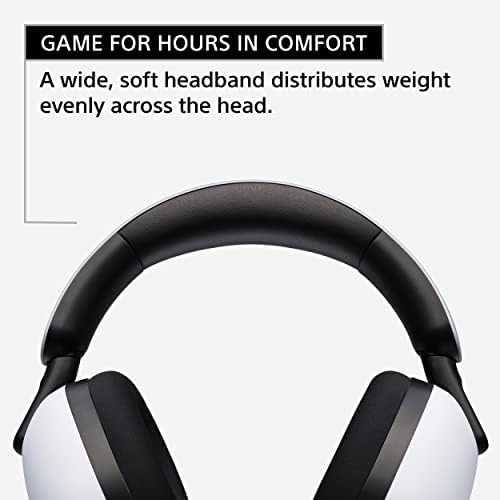 Sony 27 ”INZONE M9 4K HDR 144HZ GAMING MONITOR COM MAIS LOCAL DAIS EMPLAÇÃO E NVIDIA G-SYNC W/INZONE H7 Wireless Gaming Headset, fones de ouvido com excesso de orelha com som espacial 360, WH-G700