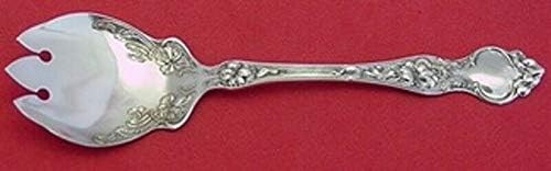 Violet de Wallace Sterling Silver Ice Cream Fork w/Flowers in Bowl 5 1/2 Orig