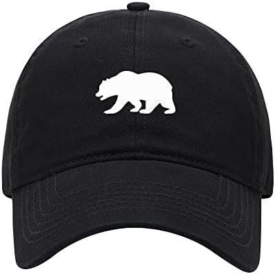 L8502-LXYB Caps de beisebol masculino Bear California Caps de beisebol de algodão de algodão estampado de algodão