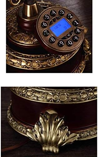 Telefone antigo telefone fixo de luxo de luxo de luxo Retro com fio fixo telefone para decoração em casa em casa decoração