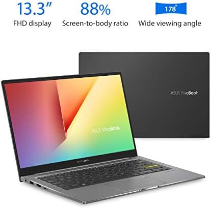 ASUS VivoBook S13 Laptop fino e leve, tela de 13,3 ”FHD, Intel Core i5-1035g1 CPU, 8GB LPDDR4X RAM, 512 GB PCIE SSD, Windows 10