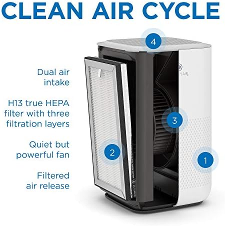 Medificar o purificador de ar MA-15 com filtro H13 TRUE HEPA | Cobertura de 330 pés quadrados | Para alérgenos, fumaça