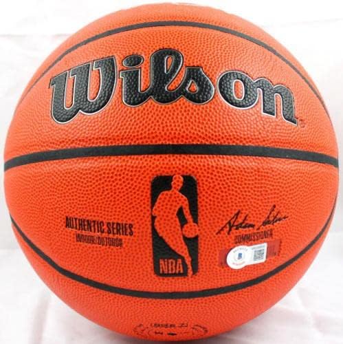 Larry Bird/Magic Johnson autografou a NBA Wilson Basketball -Beckettwholo - Basquete autografado