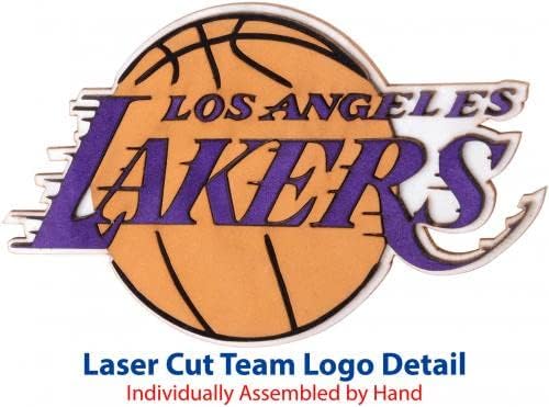 Magic Johnson Los Angeles Lakers Deluxe emoldurado autografado Purple Mitchell e Ness Hardwood Classics Swingman Jersey