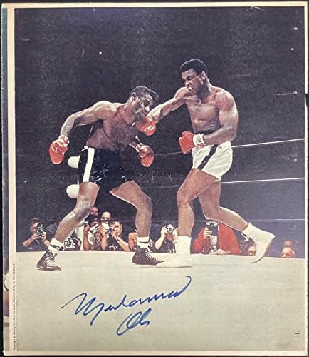 Muhammad Ali assinou foto 10x12 Mag Página Hof Auto V Floydpatterson JSA - Fotos de boxe autografadas