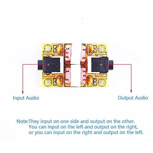 Isolador de áudio estéreo Comum GND Anti-interferência Signal Filtro de ruído eliminador de ruído para módulo de amplificador