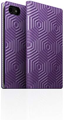 SLG iPhone 7/8/SE 2020 Caixa de carteira de couro, D4 Metal Leather Flip Cover Card Solder com caixa de presente, feita à mão/projetada