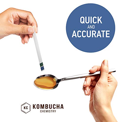 Tiras de teste de pH para Kombucha Brewing 0-6 100pc Kit