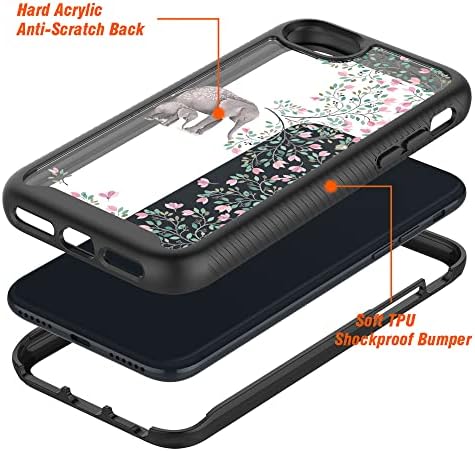 Capa de telefone transparente à prova de choque do Syoner para Apple iPhone 6 / iPhone 7 / iPhone 8 / iPhone SE 2020 / iPhone SE 2022