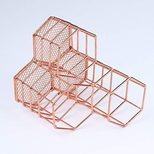 Quanjj Metal Grid Makeup Organizer Makeup Brusht Holder