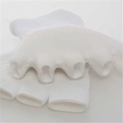 DevWear Gel Lined Compression Toe Separator Socks - dedos dos dedos dos dedos dos dedos Spacer Spacer Dry Feefoot Cracked