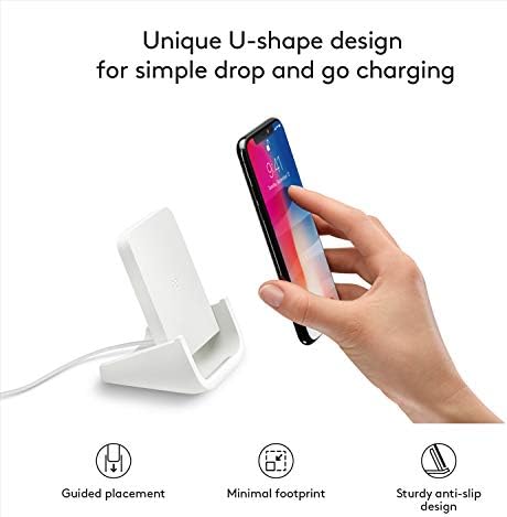 Logitech Power Wireless Charging Stand para iPhone 8, 8 Plus, X, XS, XS Max e XR