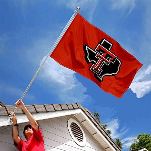 Tech Red Red Red Reds State of Texas Flag
