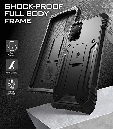 Série de Revolução Poética para o caso Samsung Galaxy S20 Plus/Galaxy S20+, cobertura protetora de camada dupla de Body-Body