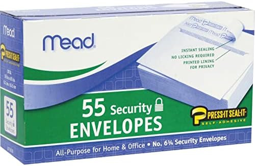 MEA75030-Pressione o envelope de segurança do selo-it-it, 55 contagem,
