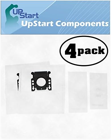 Upstart Battery 8 Substituição para Miele S147 Sacos de vácuo com 8 micro filtros - Compatível com Miele Type K, Tipo