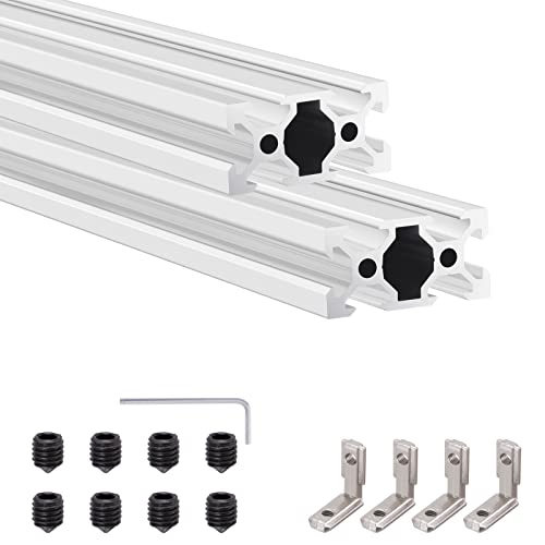 Qnk 2pcs 300mm v slot 2040 Extrusão de alumínio European Standard Anodized Rail linear para peças de impressora 3D e