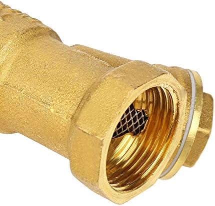 1 BSP DN25 Freia feminina Y Tipo Válvula de esfera de filtro de latão, adaptador de acessórios de tubo para óleo de água a gasolina