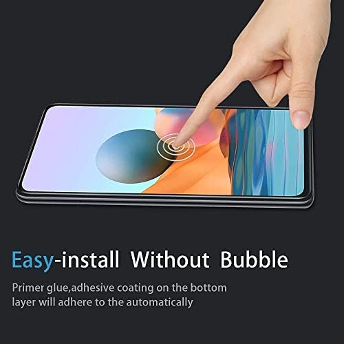[2 pacote] Protetor de tela Compatível com a Samsung Galaxy A10s Vidro temperado 9H Drafidade, cristalina, anti-arranhão, livre de bolhas, amigável para casos