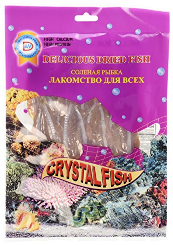 Av delicioso peixe cristalino peixe seco