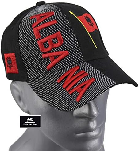 Chapéus de ponta “Nações da Europa Hat Collection” 3D Bordável Base de beisebol ajustável