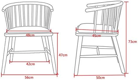 WJCCY Leisure Cadeira de madeira maciça Mesa de jantar e cadeira combinada Hotel para apoios de braço Cadeira de