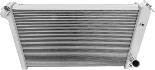 Novo radiador de alumínio Frostbite, 4 fila, estilo de fluxo cruzado, espessura do núcleo de 2,76 , compatível com 1973-1976 сevy