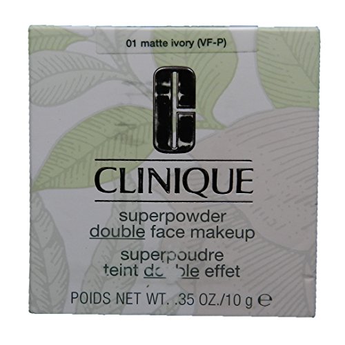 Clinique Superpowder Double Face Makeup - 01 Matte Ivory VF -P por Clinique for Women - 0,35 oz em pó 0,35 oz