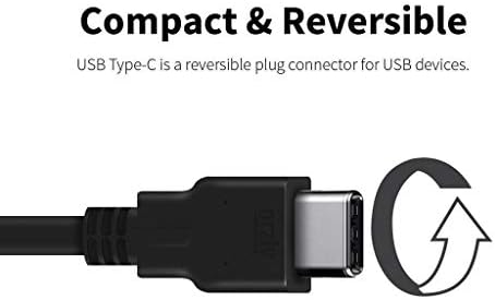 USB 3.0 Tipo C Fast Charging e Data Cable Compatível com LG 35WN75C-B!