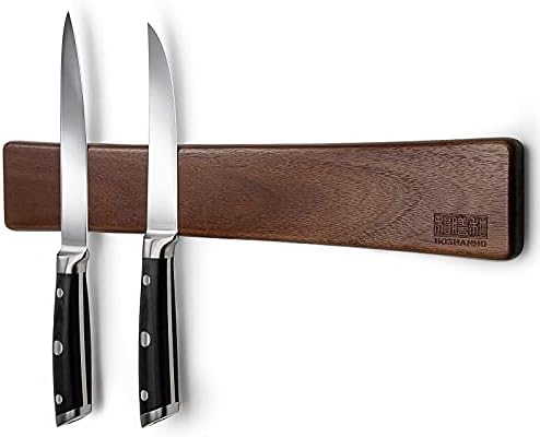 Tiras de faca de faca de hoshanho para parede e geladeira 16 polegadas + faca de cozinha hoshanho em aço japonês